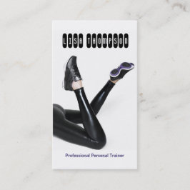 De Visita Tarjeta personal profesional del instructor/de la
