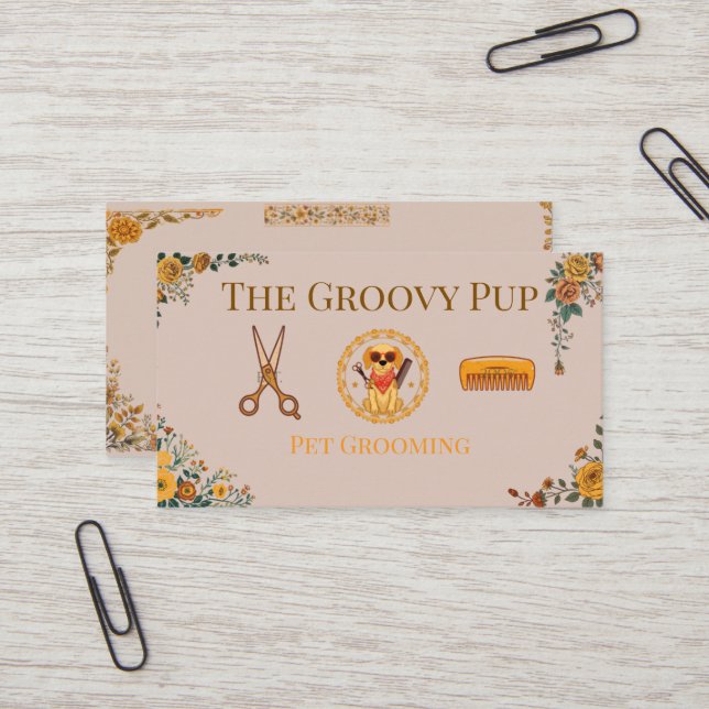 De Visita Tarjeta personalizable para profesionales del cuid (Anverso/Reverso In Situ)