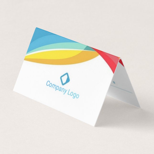 De Visita Tarjeta plegada del diseñador (Anverso)