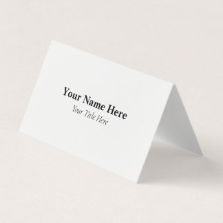 De Visita Tarjeta Plegada Personalizada