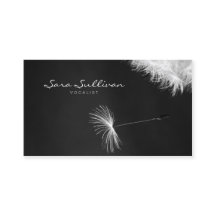 Tarjeta profesional Dandelion Closeup