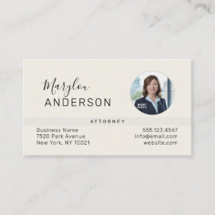 De Visita Tarjeta profesional (FOTO INSERT) UNISEX