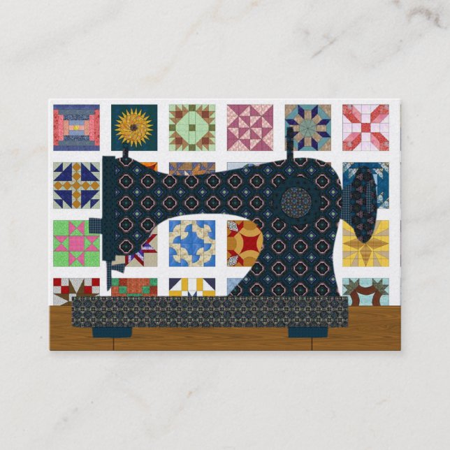 De Visita Tarjeta Quilter / Seamstress - SRF (Anverso)