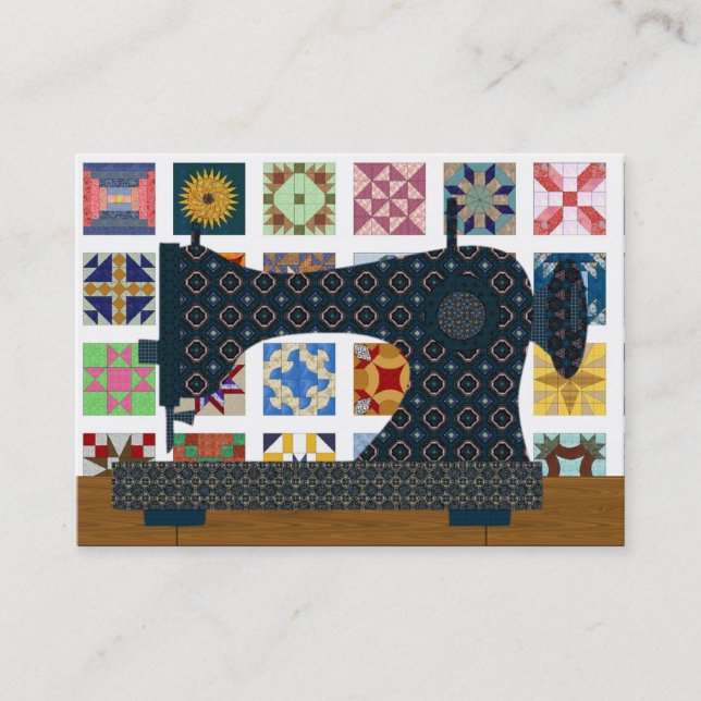 De Visita Tarjeta Quilter / Seamstress - SRF (Anverso)