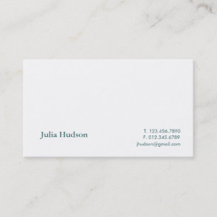 De Visita Tarjeta tradicional del Hudson