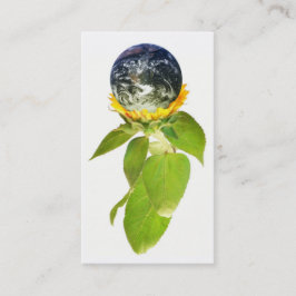 De Visita Tarjeta verde del perfil del mundo