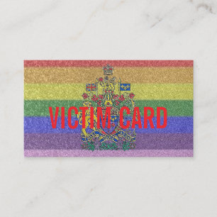DE VISITA TARJETA VICTIM