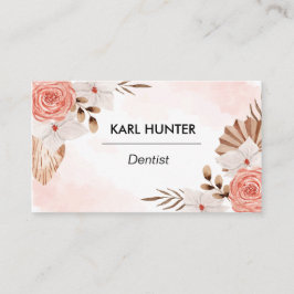 De Visita Tarjeta Watercolor-Boho-Business