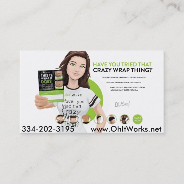 De Visita trabaja ahora despierta la tarjeta del wakeupnow (Anverso)