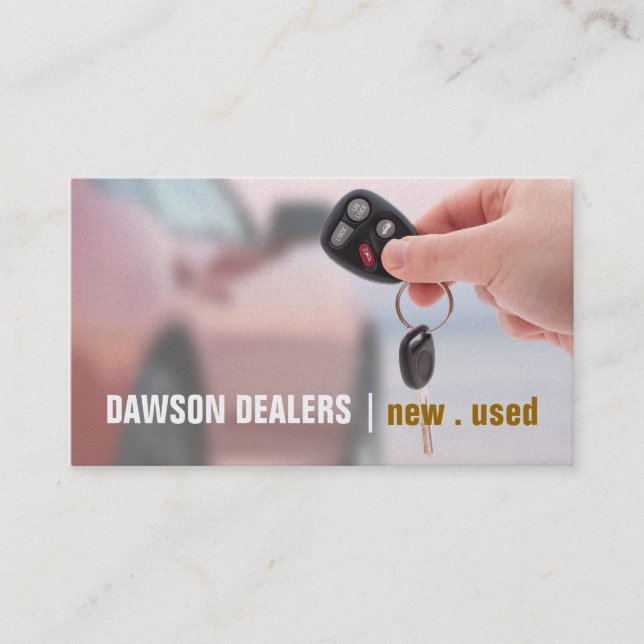 De Visita Venta Automática, Distribuidores, Carros Tarjeta d (Anverso)