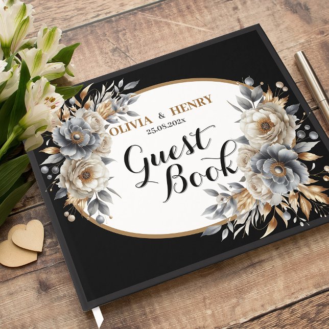 De Visitas Elegante Classic Floral Rustic Boda Libro 5 (Subido por el creador)