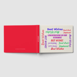 De Visitas Feliz Jubilación Fiesta Invitado Libro Divertido c