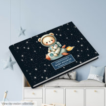 Tema Espacial Niño Huésped Libro Teddy Bear