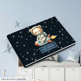 De Visitas Tema Espacial Niño Huésped Libro Teddy Bear