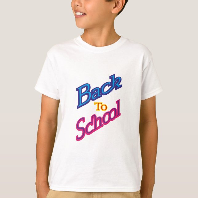 De vuelta a la camiseta de la escuela (Anverso)