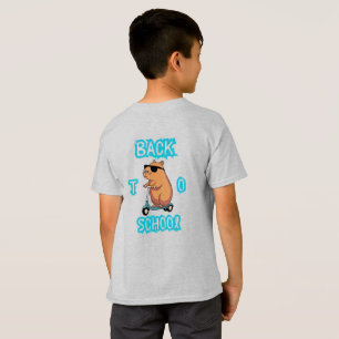 De vuelta a la camiseta de la escuela con el oso m