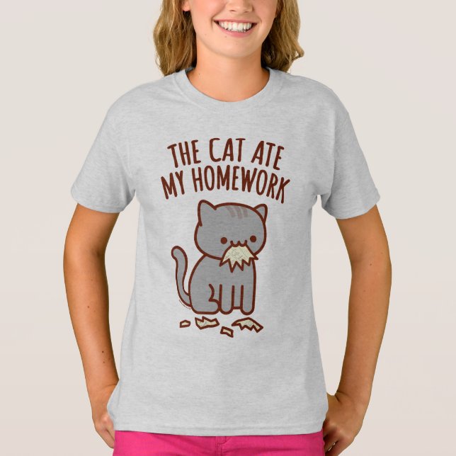 De vuelta a la camiseta de la escuela - "EL GATO S (Anverso)