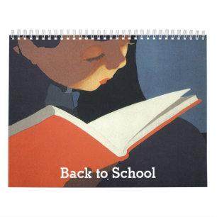¡De vuelta a la escuela Calendario de 18 meses, co