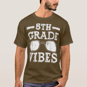 De vuelta a la escuela Camisa de 5° grado, primer 