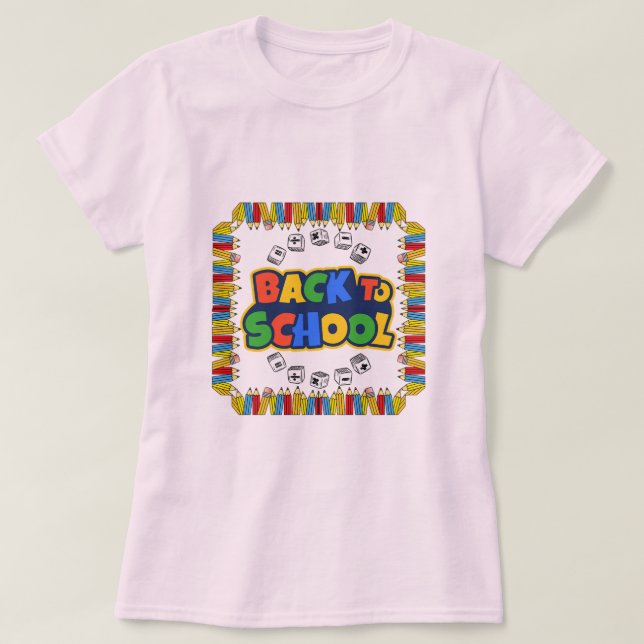 De vuelta a la escuela camiseta 2026 (Diseño del anverso)