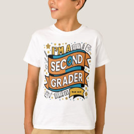 de vuelta a la escuela camiseta de segundo grado