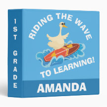 De vuelta a la escuela divertida Surfing Goose Ani