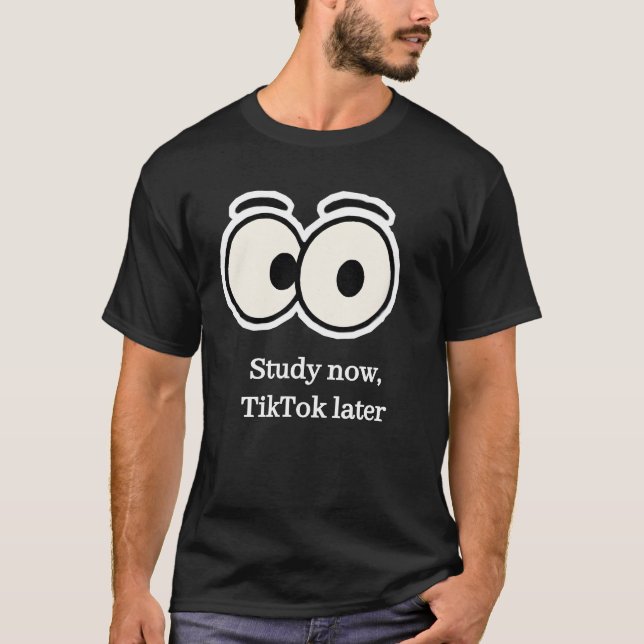 De vuelta a la escuela graciosa camiseta de ojos - (Anverso)