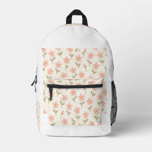 de vuelta a la escuela, mochila floral, bolso esco