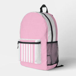 De Vuelta A La Escuela Niños Blancos Rosa Mochila 