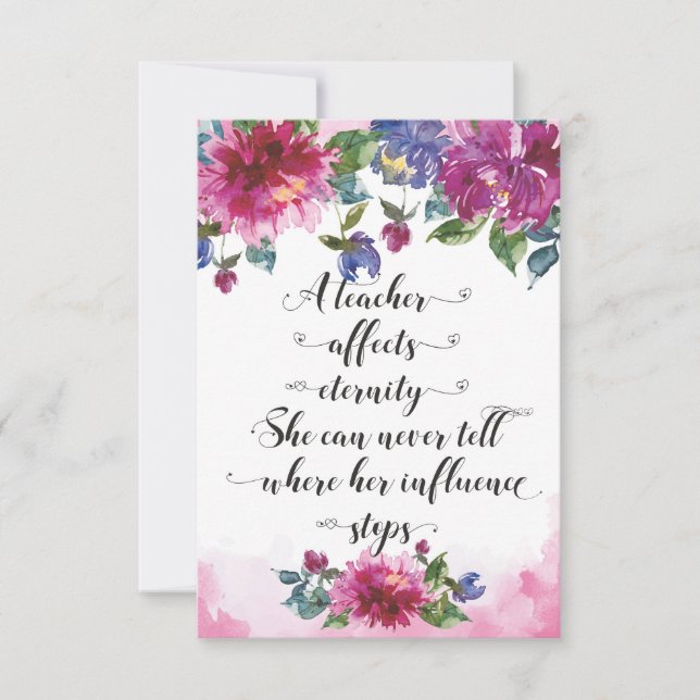 De vuelta a la escuela Valoración del profesor (Anverso)