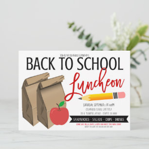 De vuelta a la invitación al almuerzo escolar