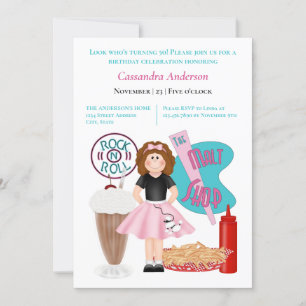 De vuelta a la invitación de cumpleaños de los 50