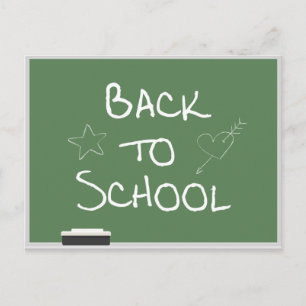De vuelta a la tarjeta postal de la escuela