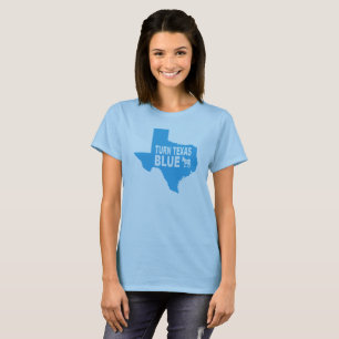 Dé vuelta a Tejas que la camiseta el   de las
