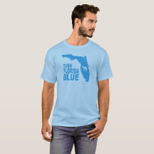 Dé vuelta al estado progresivo azul de la camiseta