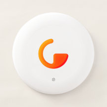Gymber Frisbee (blanco con código QR)