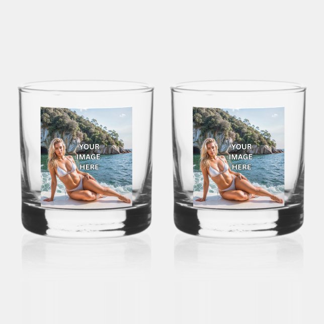 De Whiskey ¡SALUD! 🥃 Vaso para Rocas – Agregar imagen o text (Anverso)
