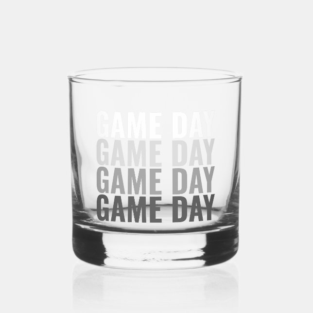 De Whiskey Vaso Game Day Repeat Bold Rocks (Anverso)
