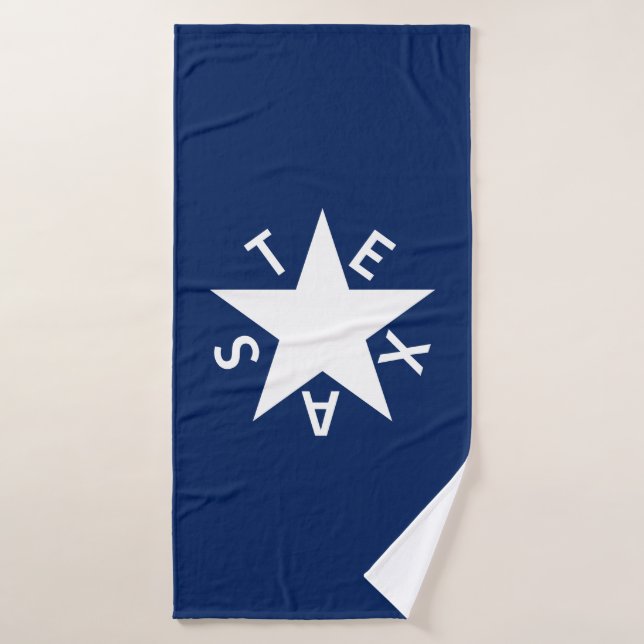 De Zavala (Bandera de la República de Texas) (Toalla de baño)