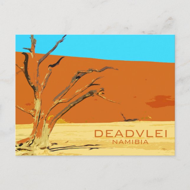 Dead Vlei, Namibia Tarjeta Postal (Anverso)