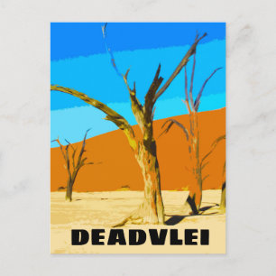Deadvlei Postal Antigua de Viajes por Namibia