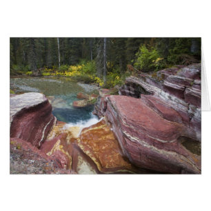 Deadwood Falls en Reynolds Creek en otoño en