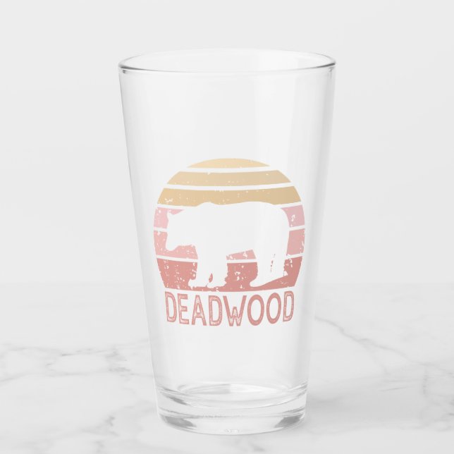 Deadwood South Dakota Retro Bear (Anverso)