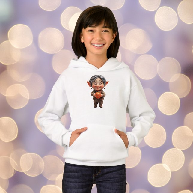 Dearie Navidades Elf Chica Hoodie (Subido por el creador)
