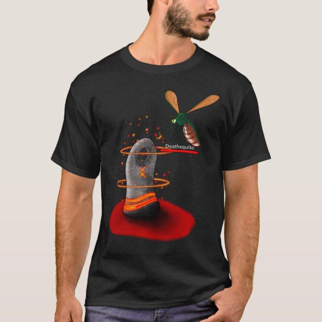 Deathsquito &amp; Camiseta clásica Stone Valheim (Anverso)