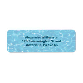 Debajo de la etiqueta de la dirección de retorno d