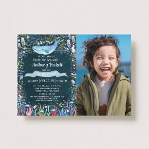 Debajo De La Foto Del Mar Cualquier Invitación De 