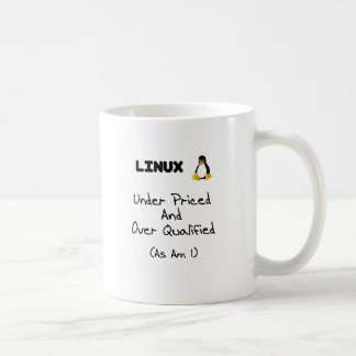 Debajo de la taza valorada de Linux