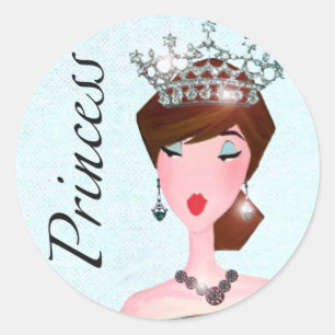 Debajo De Un Tiara Me Pongo / Princesas pegatinas