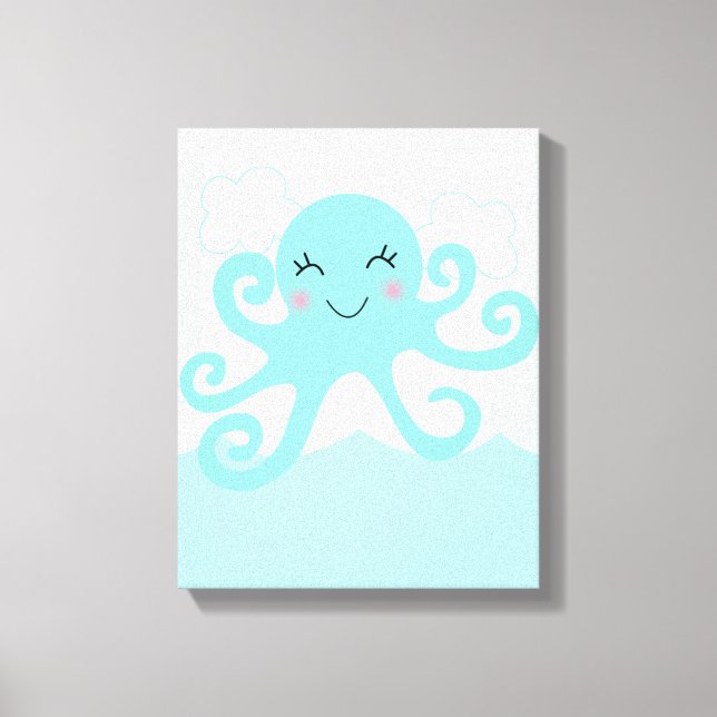 Debajo del arte de los lienzos en el mar/Octopus (Anverso)